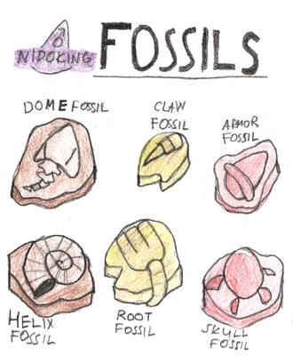 Nidoking: Pokemon Fossils